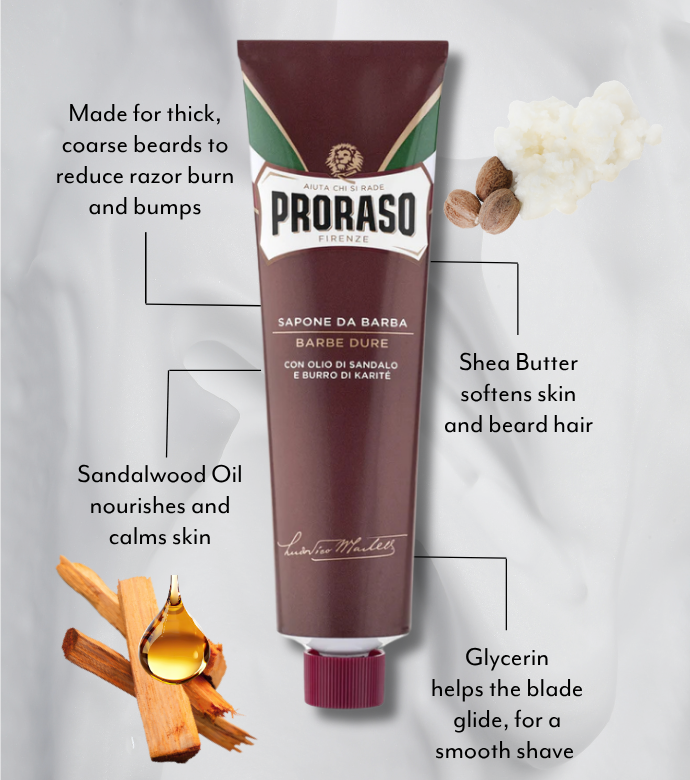 Shaving Cream Tube: Nourishing for Coarse Beards