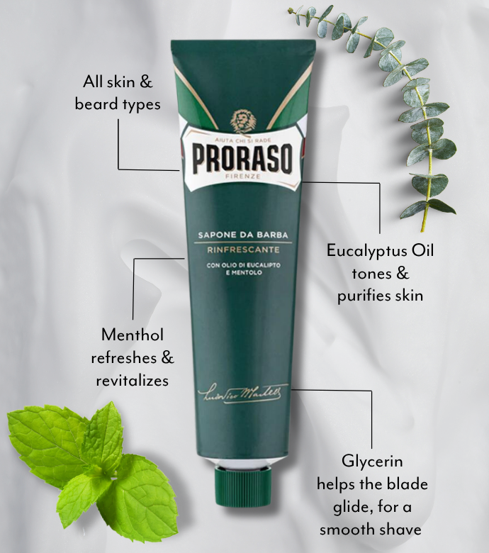 Shaving Cream Tube: Refreshing