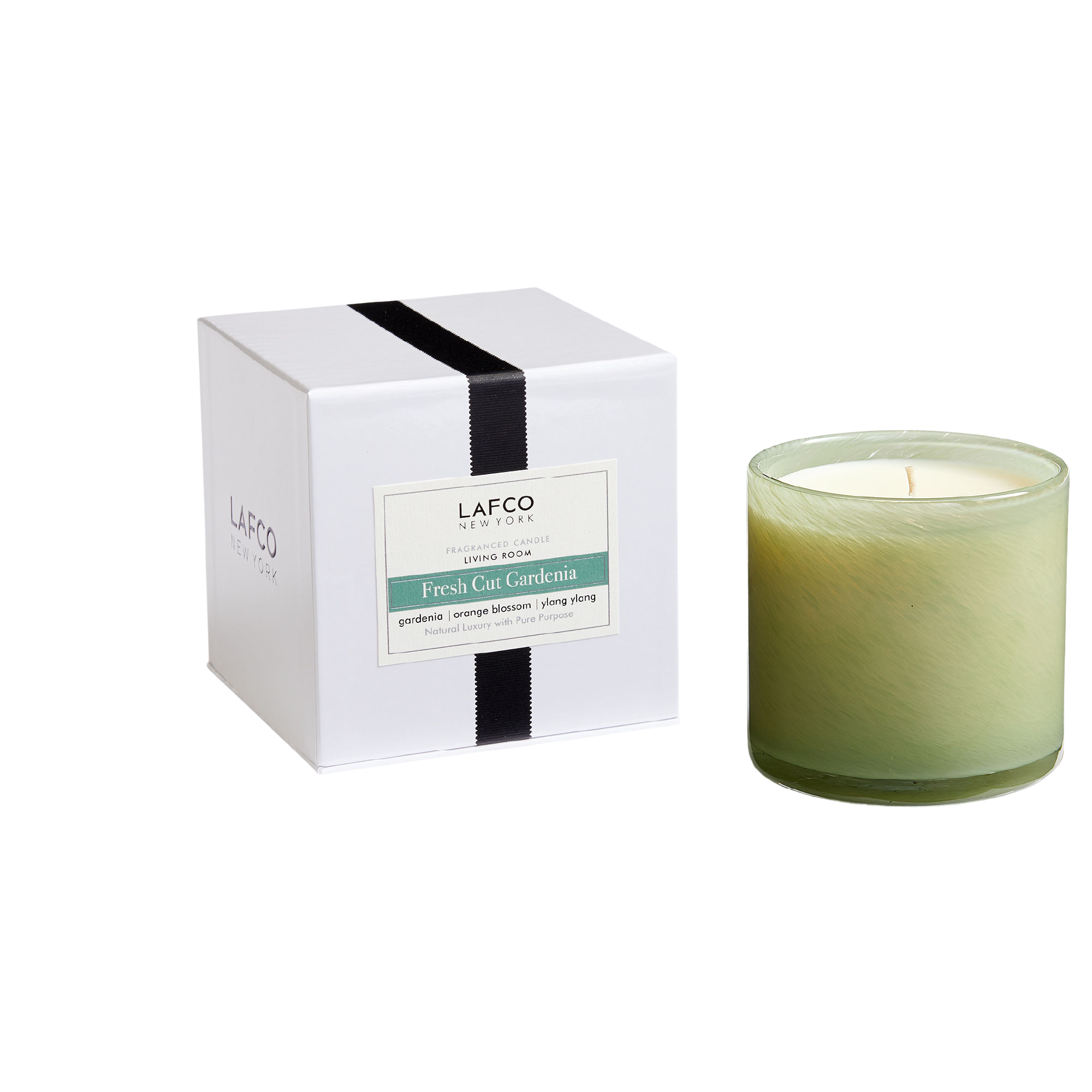 Lafco Fresh Cut Gardenia Candle variant: 15.5 oz (Signature) main image
