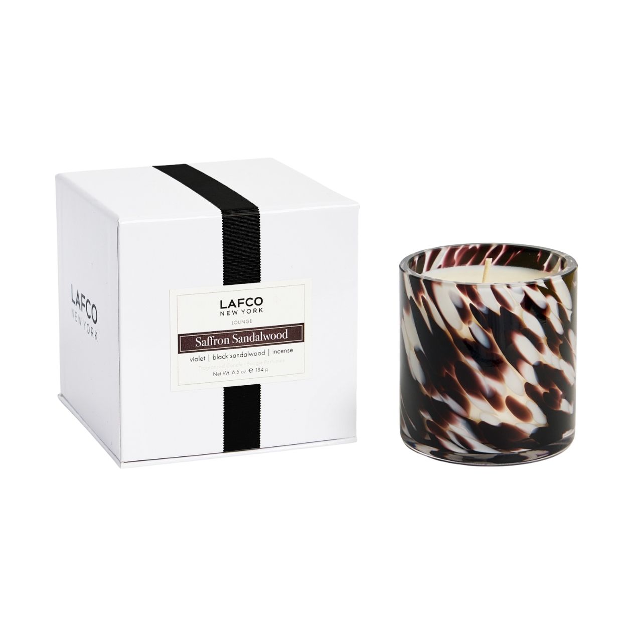 Lafco Saffron Sandalwood Candle  variant: 6.5 oz (Classic) main image